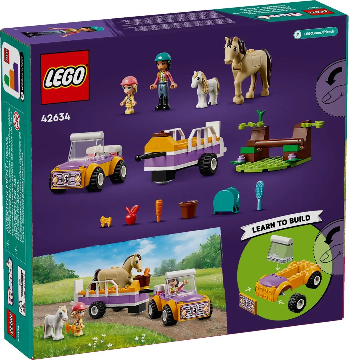LEGO Friends 42634 Horse and Pony Trailer set, image 3