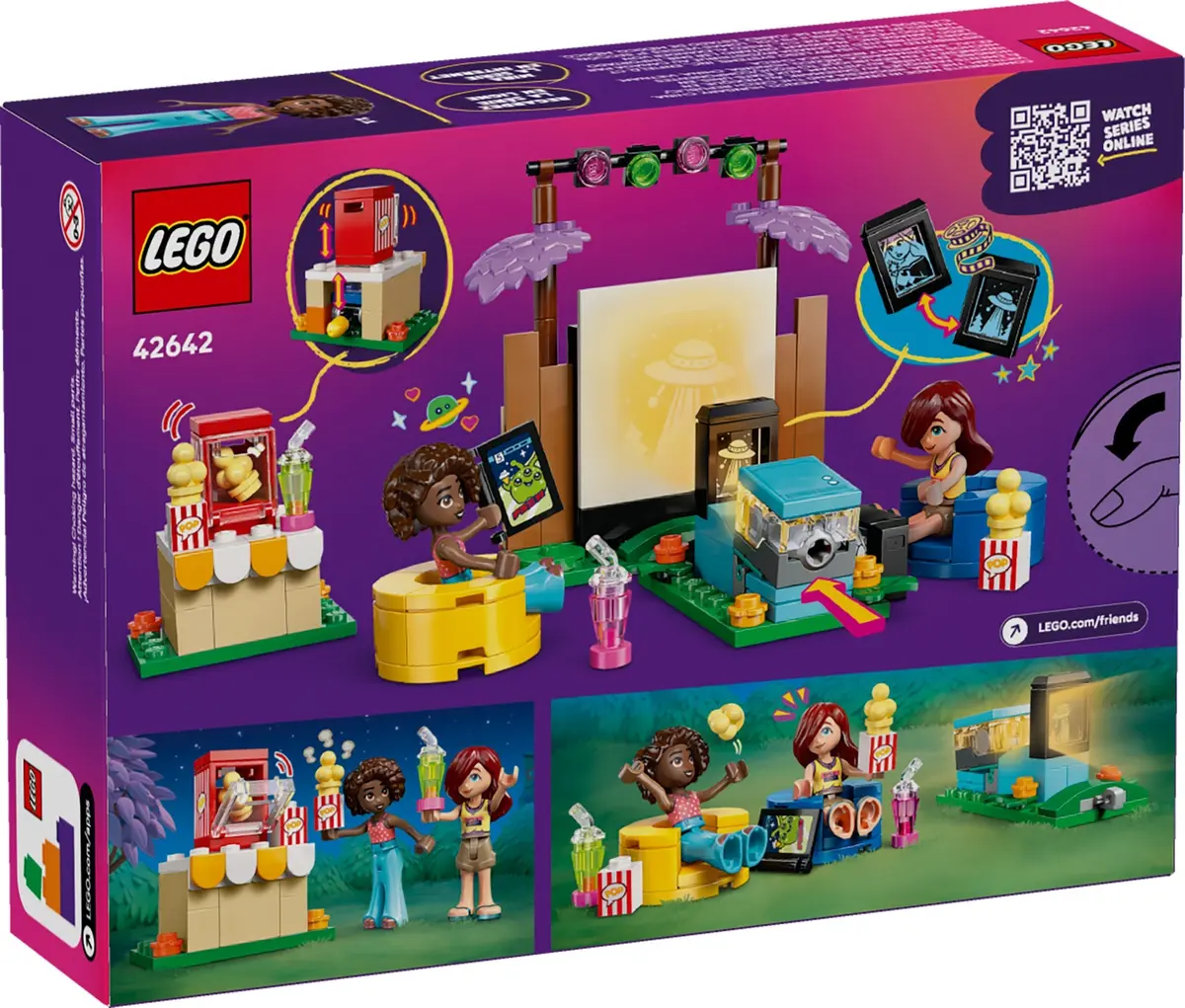 LEGO Friends 42642 Friendship Movie Night set, image 2