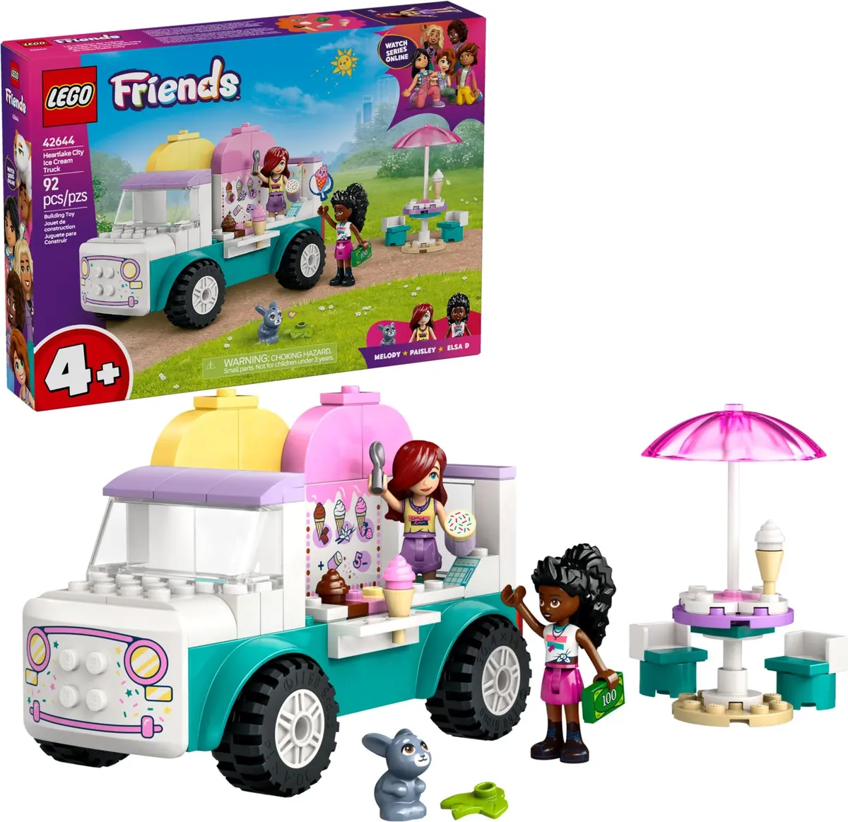LEGO Friends 42644 Heartlake City Ice Cream Truck set, image 3