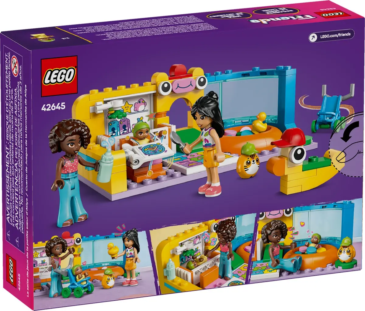 LEGO Friends 42645 Aliya's Baby Sister's Playroom set, image 2