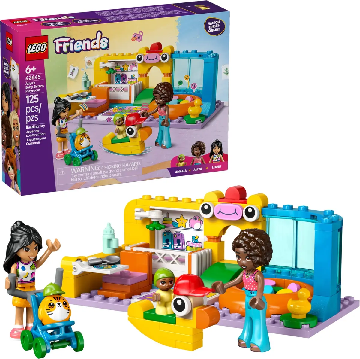 LEGO Friends 42645 Aliya's Baby Sister's Playroom set, image 3