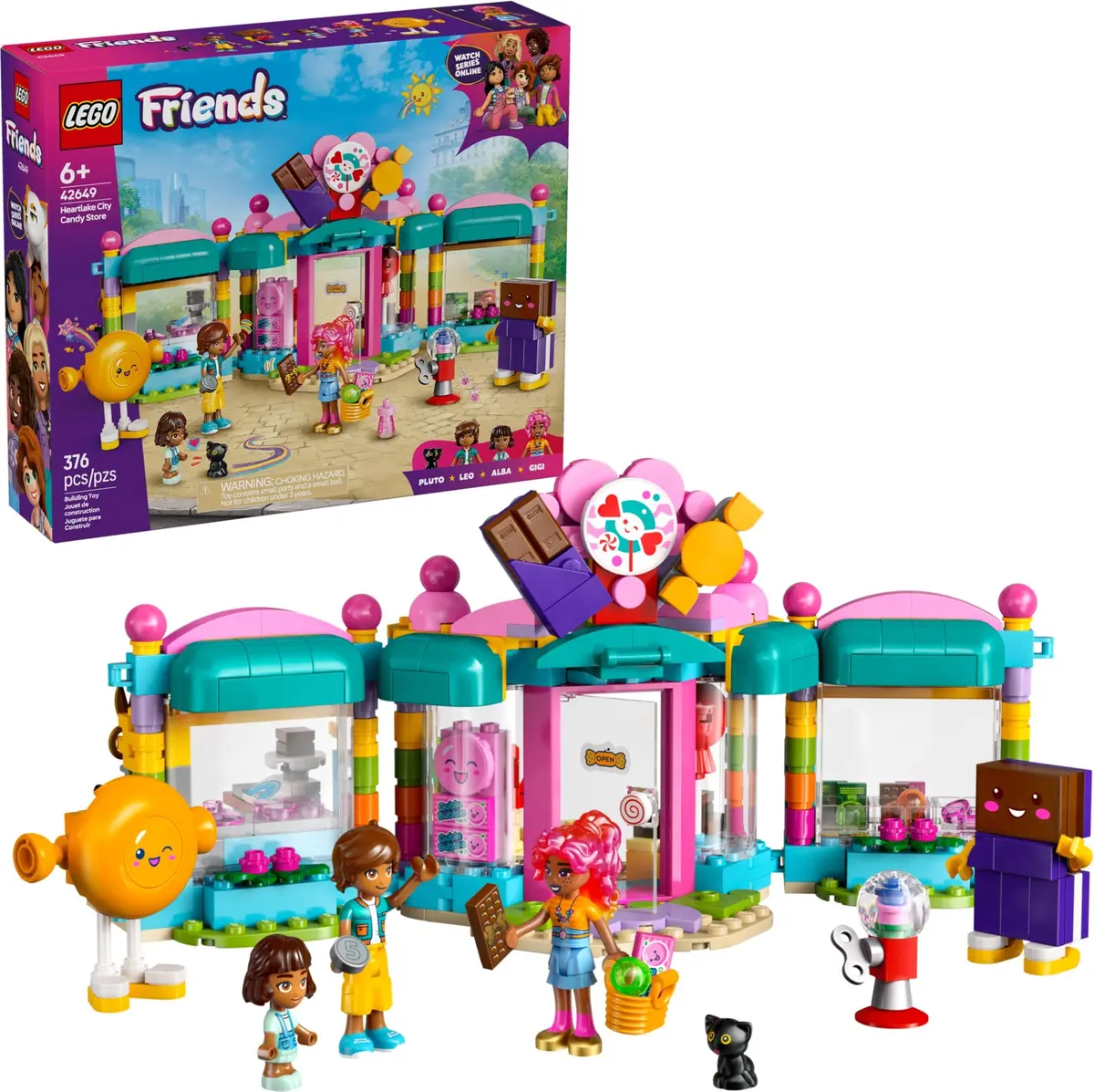 LEGO Friends 42649 Heartlake City Candy Store set, image 3