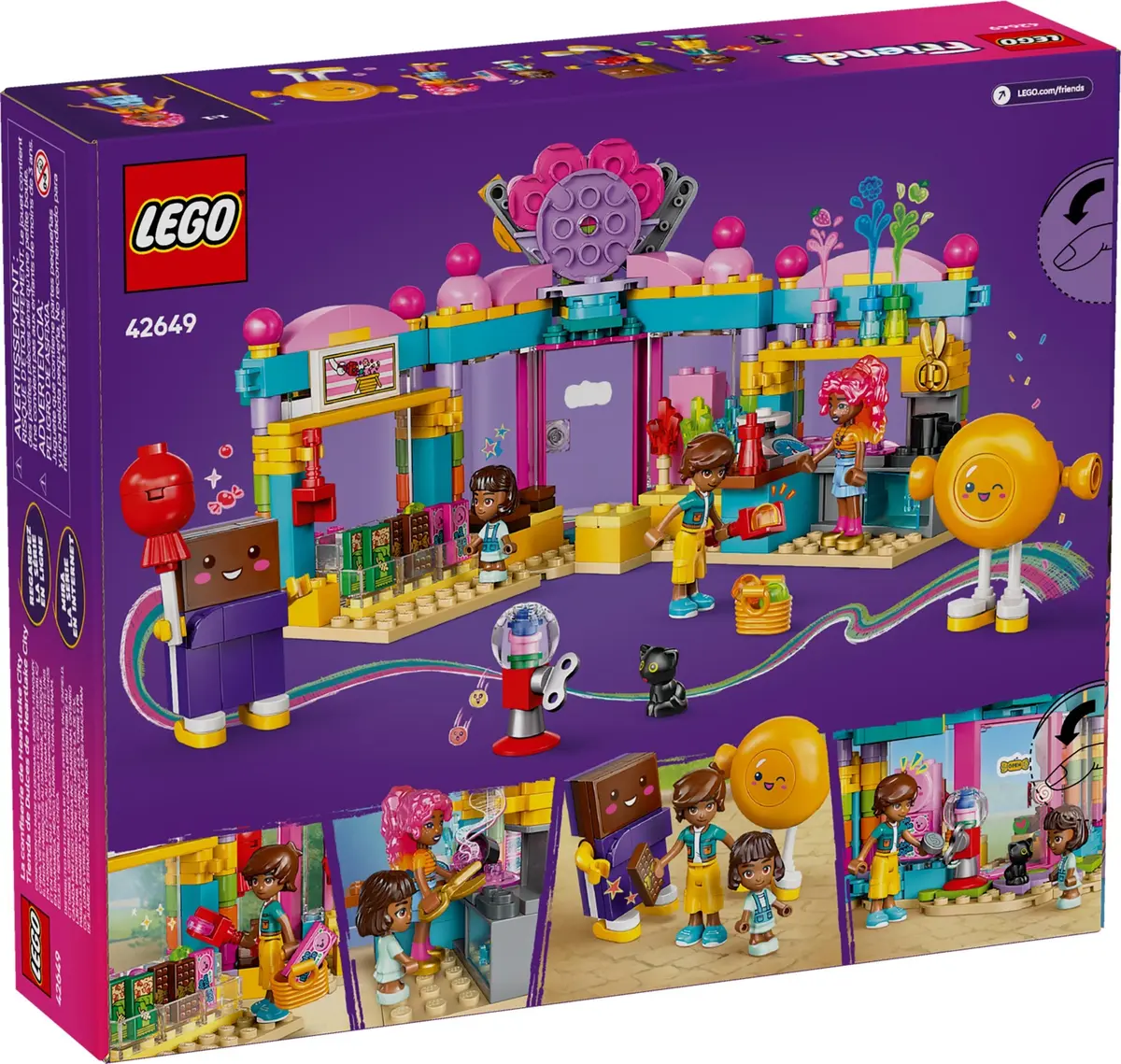 LEGO Friends 42649 Heartlake City Candy Store set, image 2