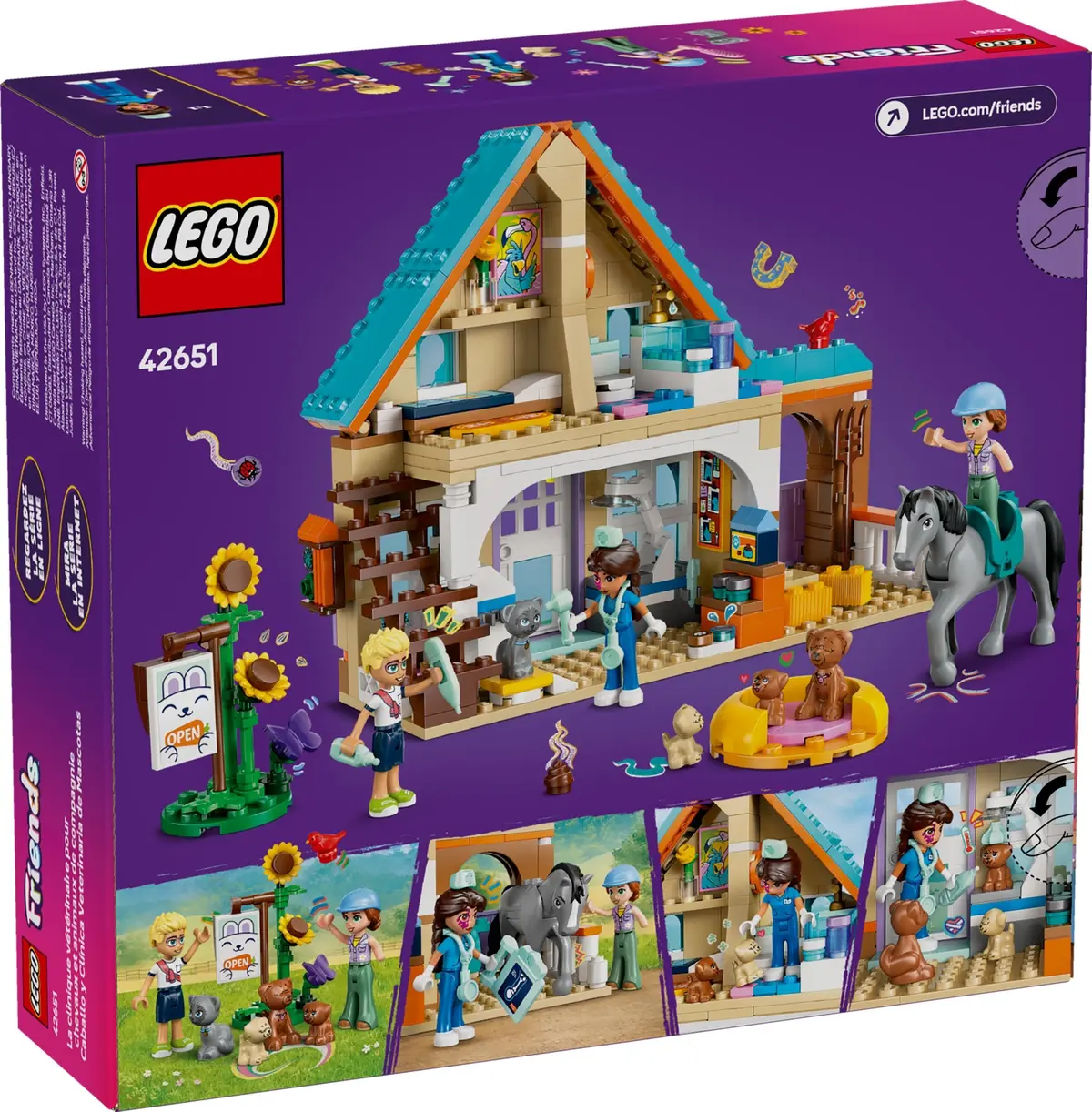LEGO Friends 42651 Horse and Pet Vet Clinic set, image 2