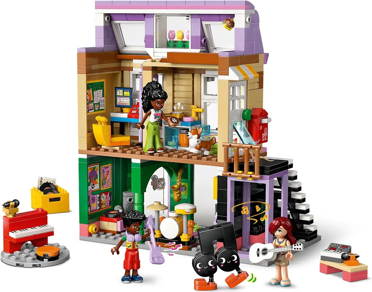 LEGO Friends 42653 Music Shop & Apartment set, image 9
