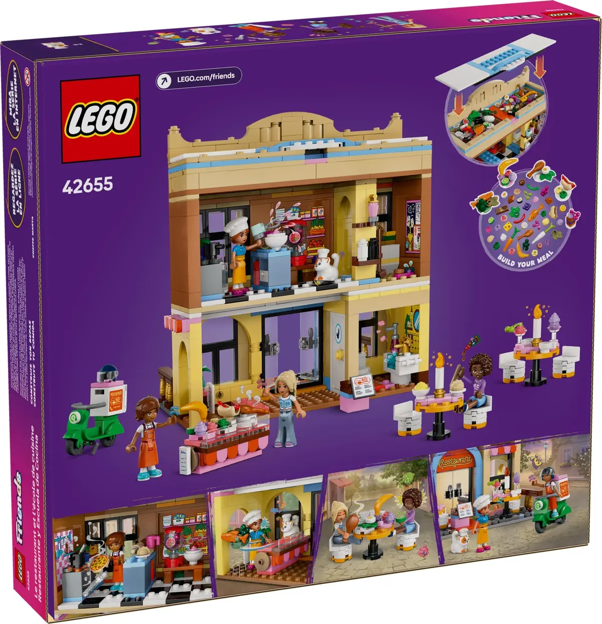 LEGO Friends 42655 Restaurant and Cooking School set, image 2