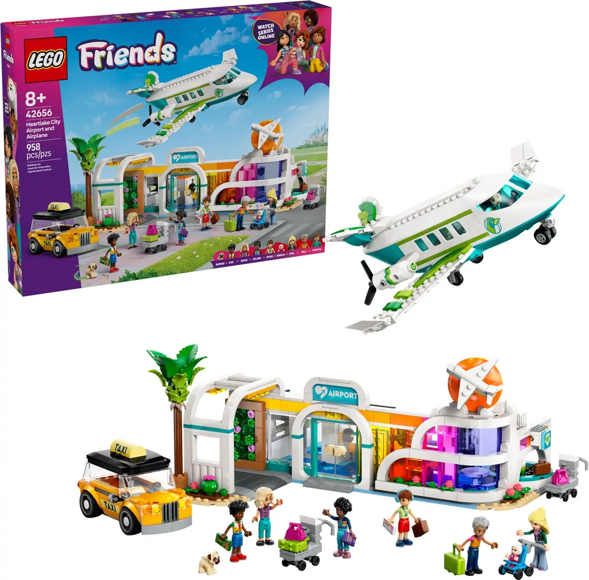 LEGO Friends 42656 Heartlake City Airport and Airplane set, image 3
