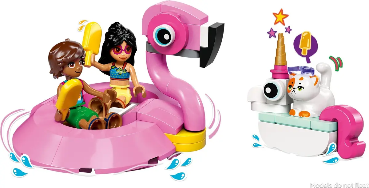 LEGO Friends 42658 Unicorn & Flamingo Pool Party set, image 10