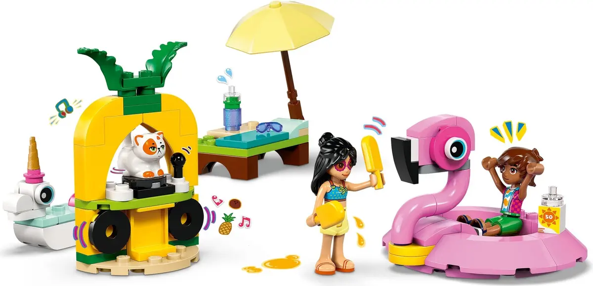 LEGO Friends 42658 Unicorn & Flamingo Pool Party set, image 8