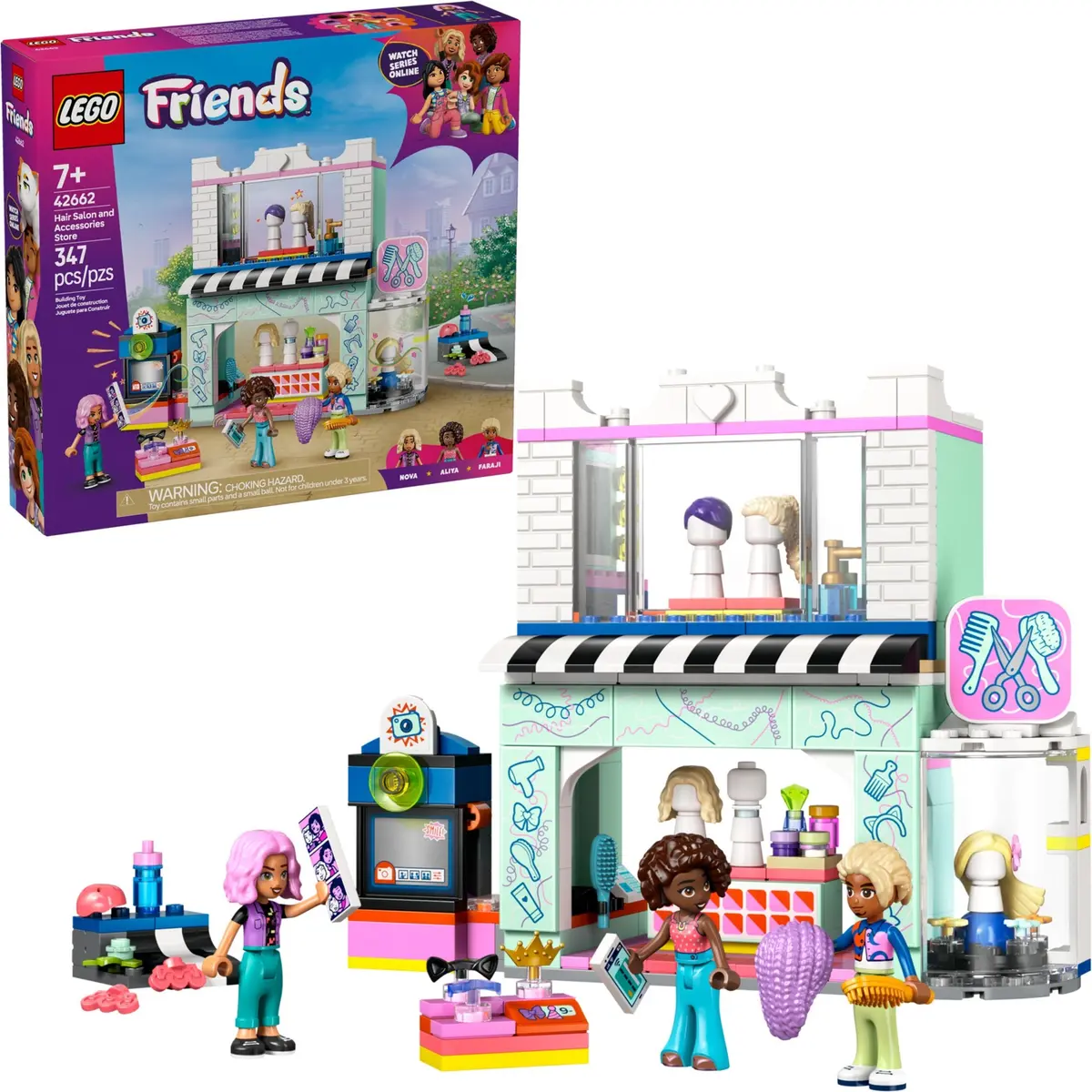 LEGO Friends 42662 Hair Salon and Accessories Store set, image 3