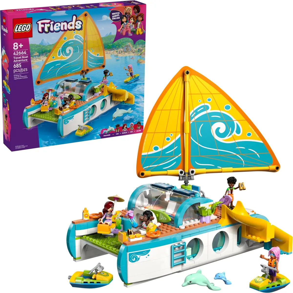 LEGO Friends 42664 Travel Boat Adventure set, image 3