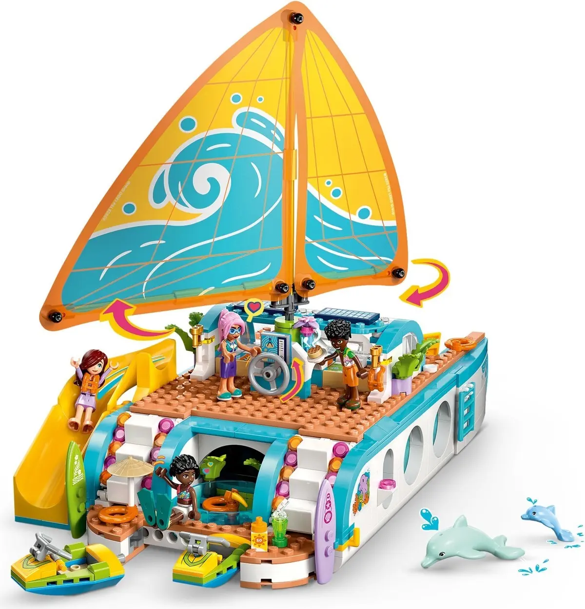 LEGO Friends 42664 Travel Boat Adventure set, image 9
