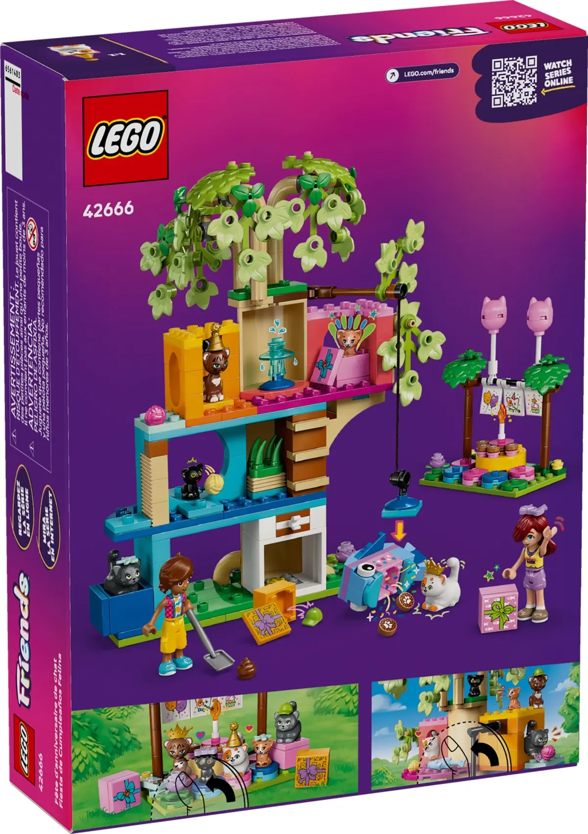 LEGO Friends 42666 Cat Birthday Party set, image 2