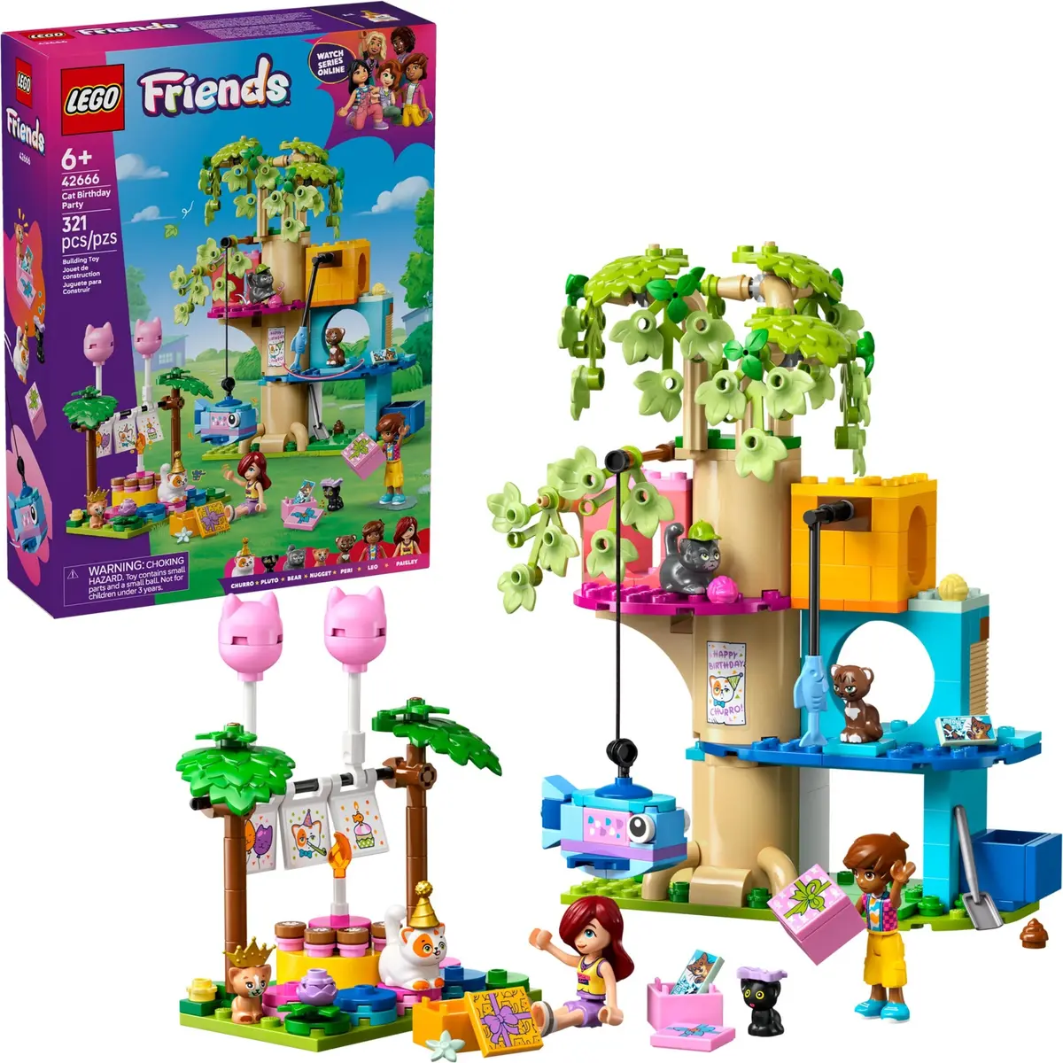 LEGO Friends 42666 Cat Birthday Party set, image 3