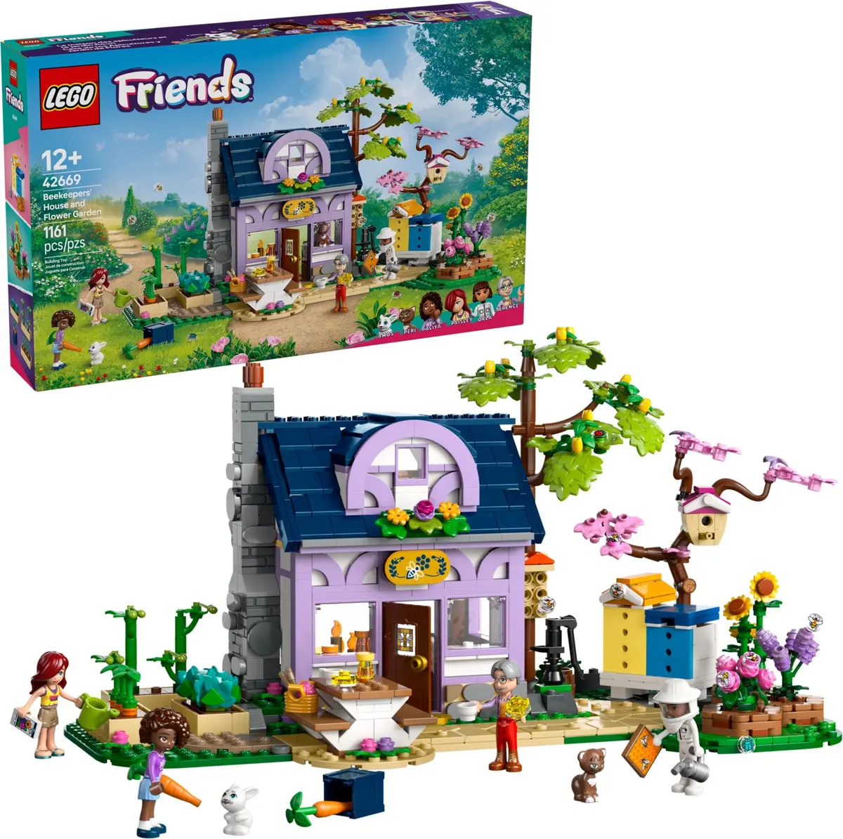 LEGO Friends 42669 Beekeepers' House and Flower Garden set, image 3