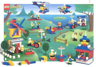 LEGO Freestyle 4267 Blue Bucket set