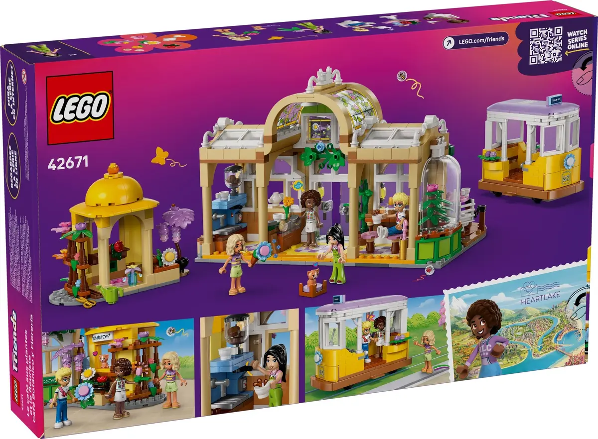 LEGO Friends 42671 Plant Café & Flower Shop set, image 2