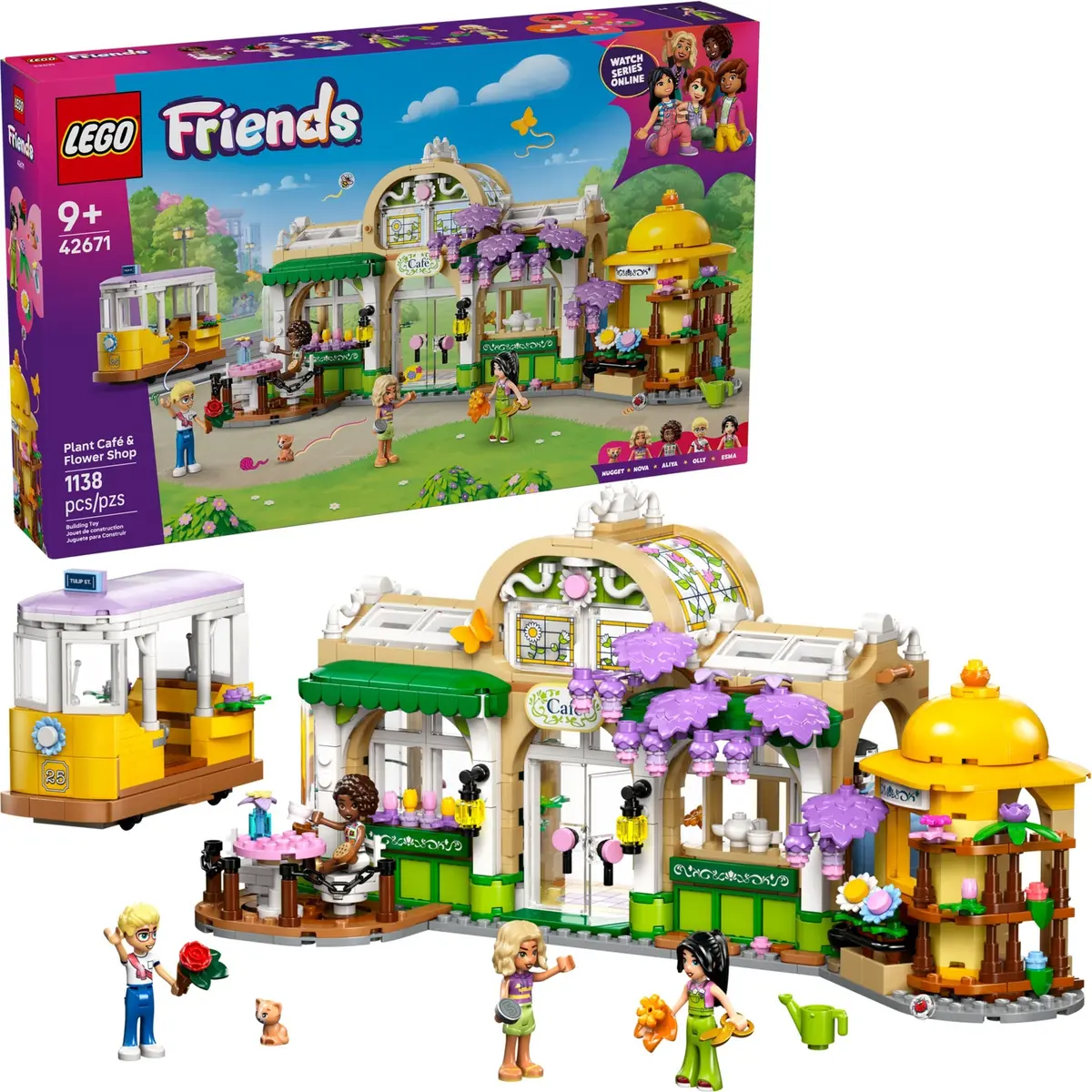 LEGO Friends 42671 Plant Café & Flower Shop set, image 3
