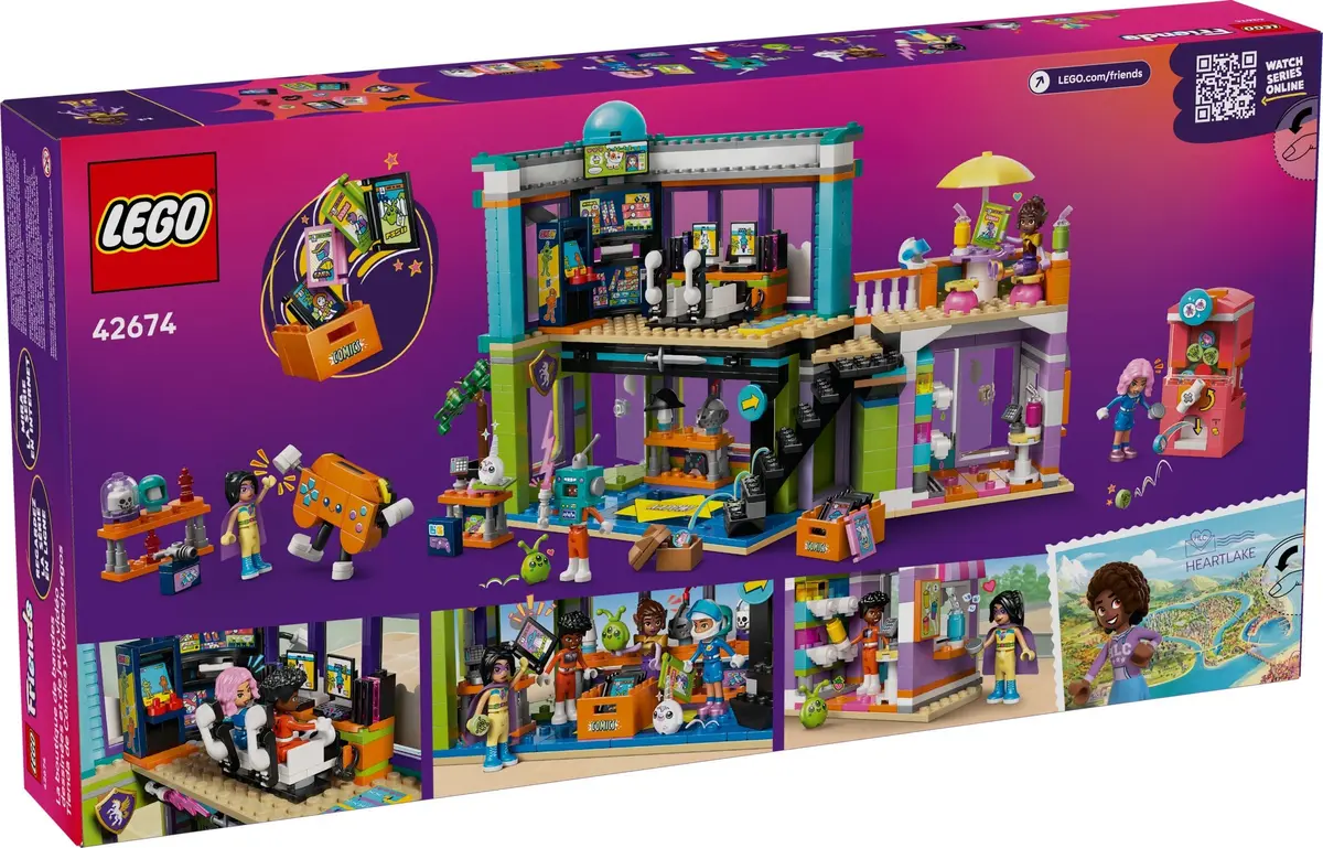 LEGO Friends 42674 Comic Book and Game Store set, image 2