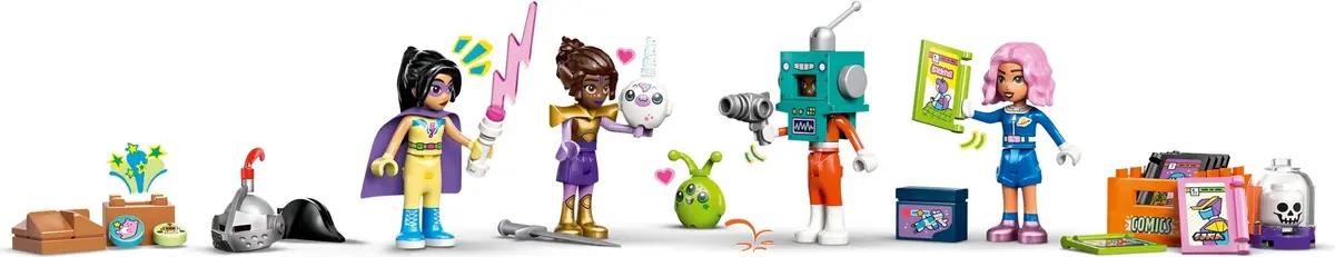 LEGO Friends 42674 Comic Book and Game Store set, image 9