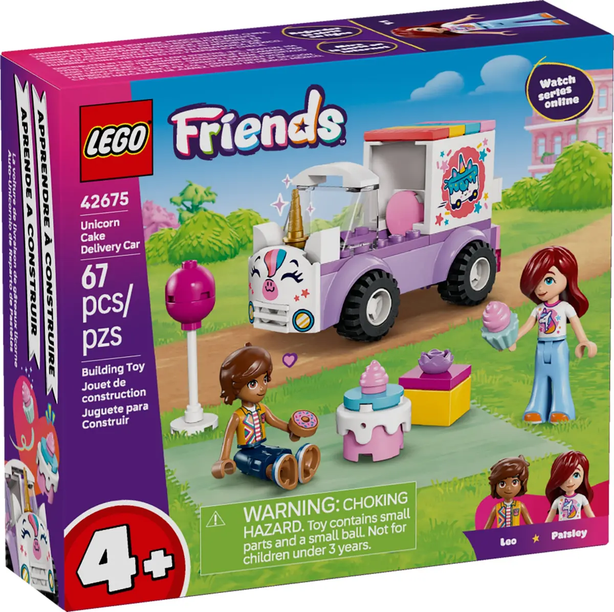 LEGO Friends 42675 Unicorn Cake Delivery Car set, image 2