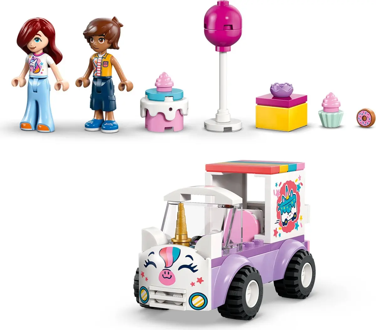 LEGO Friends 42675 Unicorn Cake Delivery Car set, image 9