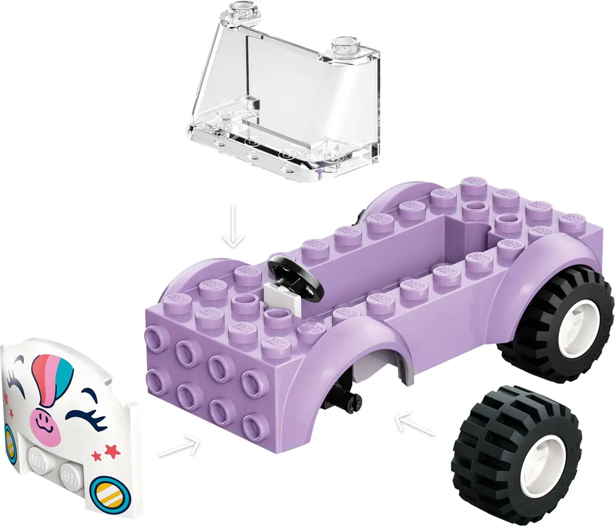 LEGO Friends 42675 Unicorn Cake Delivery Car set, image 10