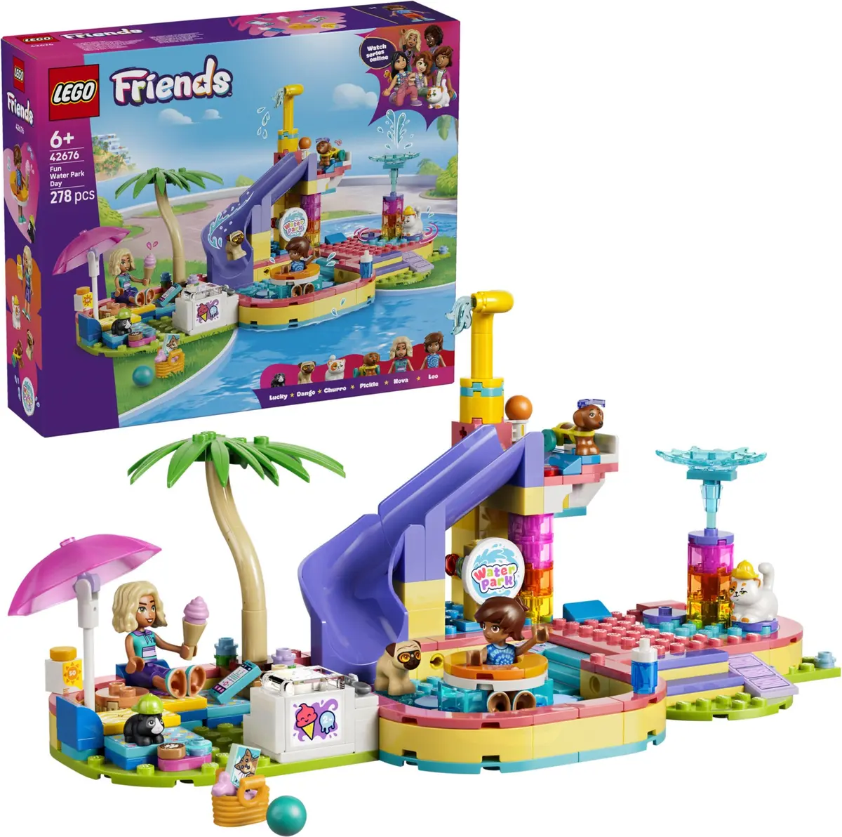 LEGO Friends 42676 Fun Water Park Day set, image 3