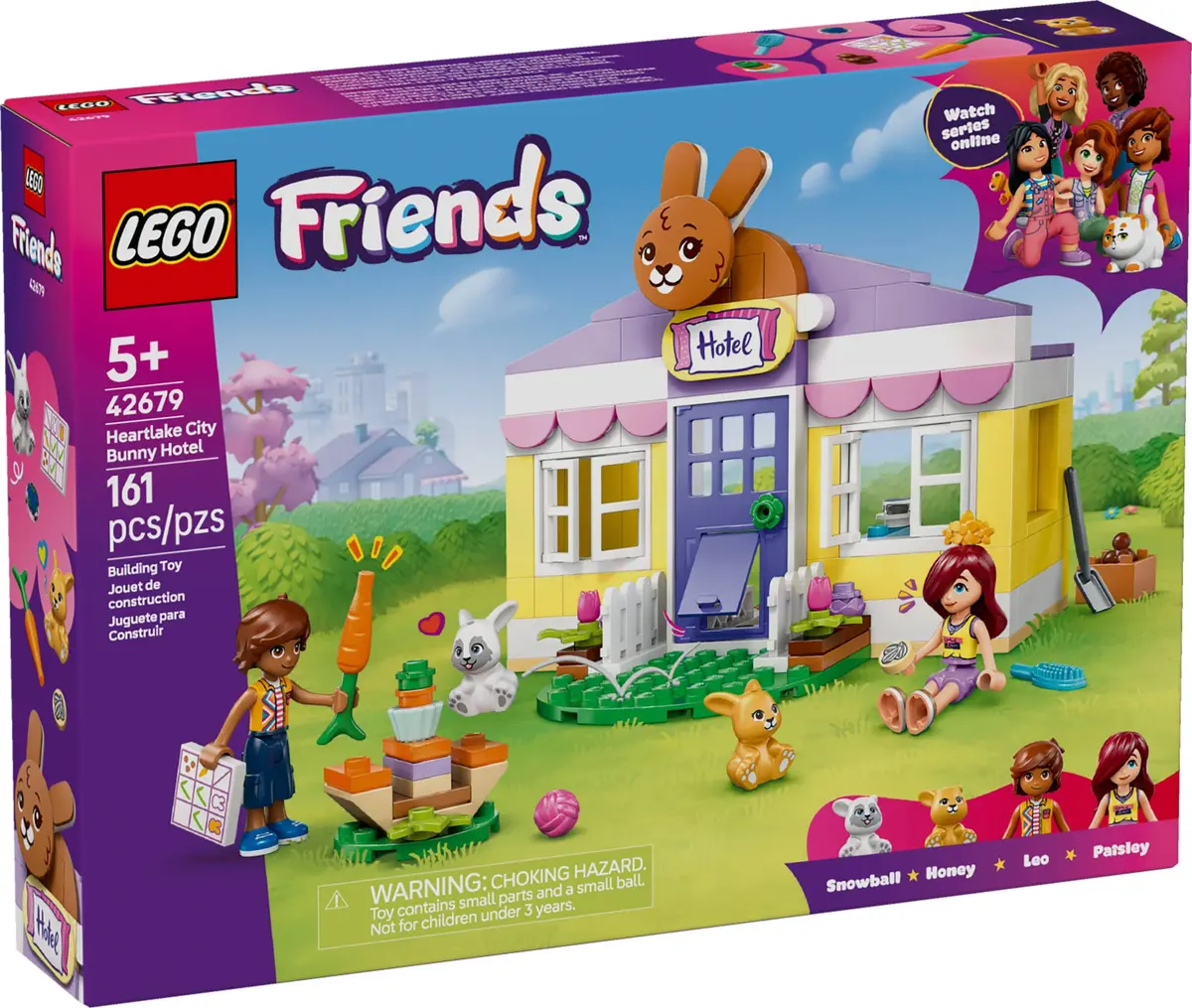 LEGO Friends 42679 Heartlake City Bunny Hotel set, image 2