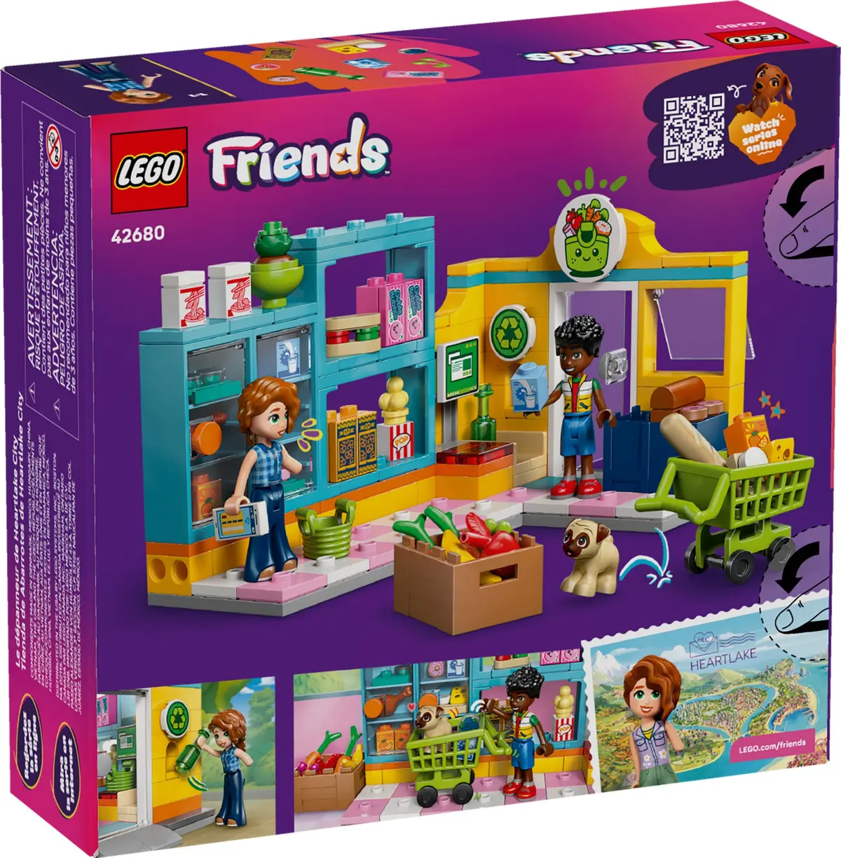 LEGO Friends 42680 Heartlake City Mini Supermarket set, image 3