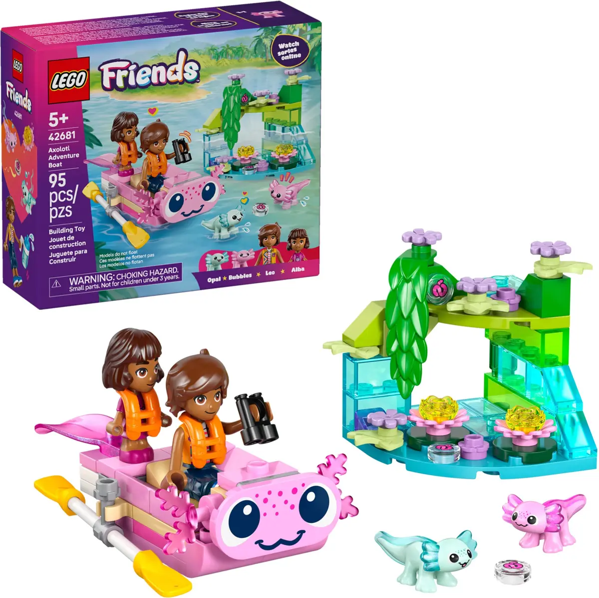 LEGO Friends 42681 Axolotl Adventure Boat set, image 3