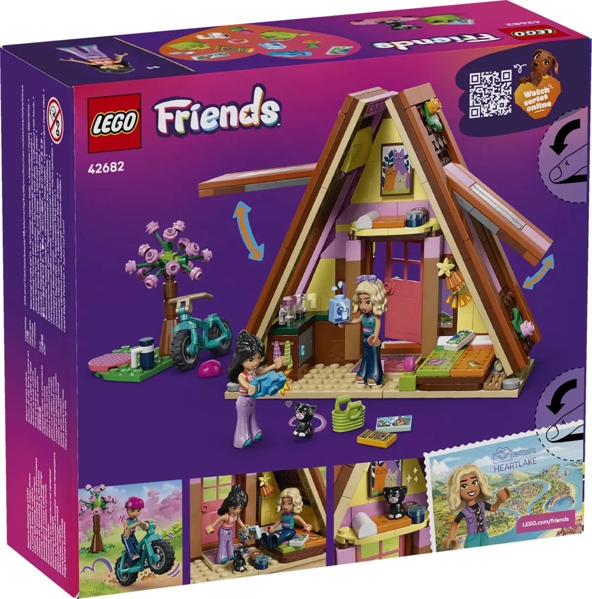LEGO Friends 42682 Nature Glamping Cabin set, image 2