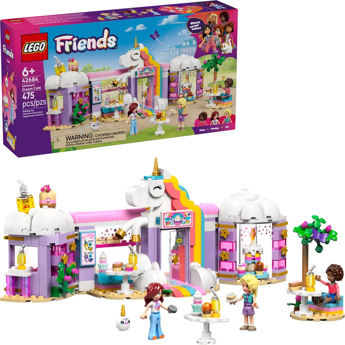 LEGO Friends 42684 Unicorn Dream Café set, image 3
