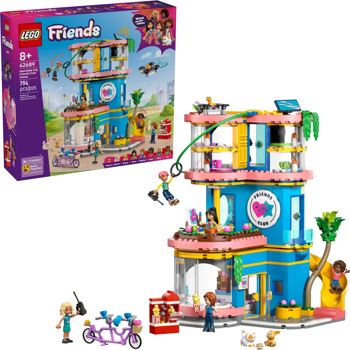LEGO Friends 42689 Heartlake City Friends Club House set, image 3