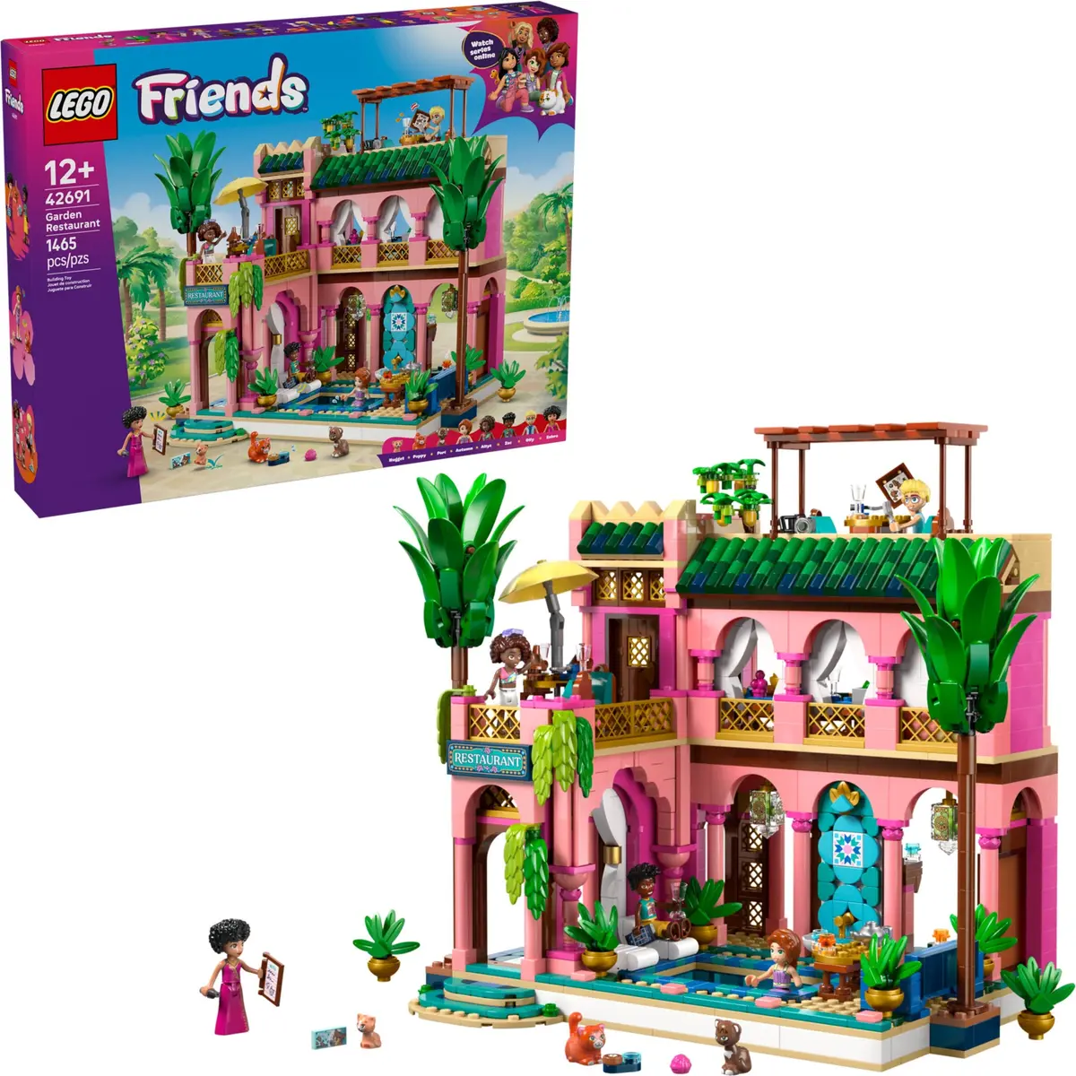 LEGO Friends 42691 Garden Restaurant set, image 3