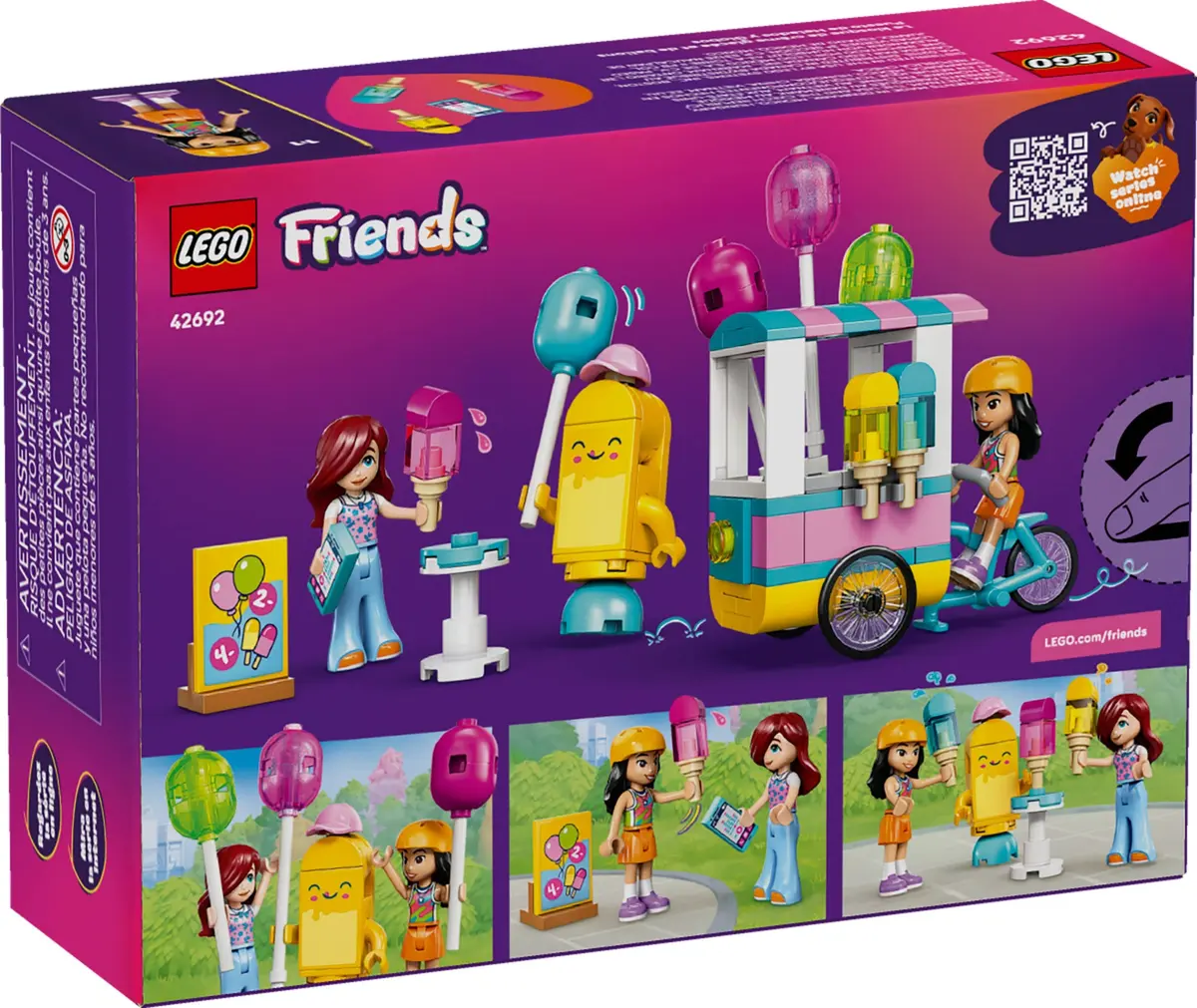 LEGO Friends 42692 Ice Cream & Balloon Stand set, image 2