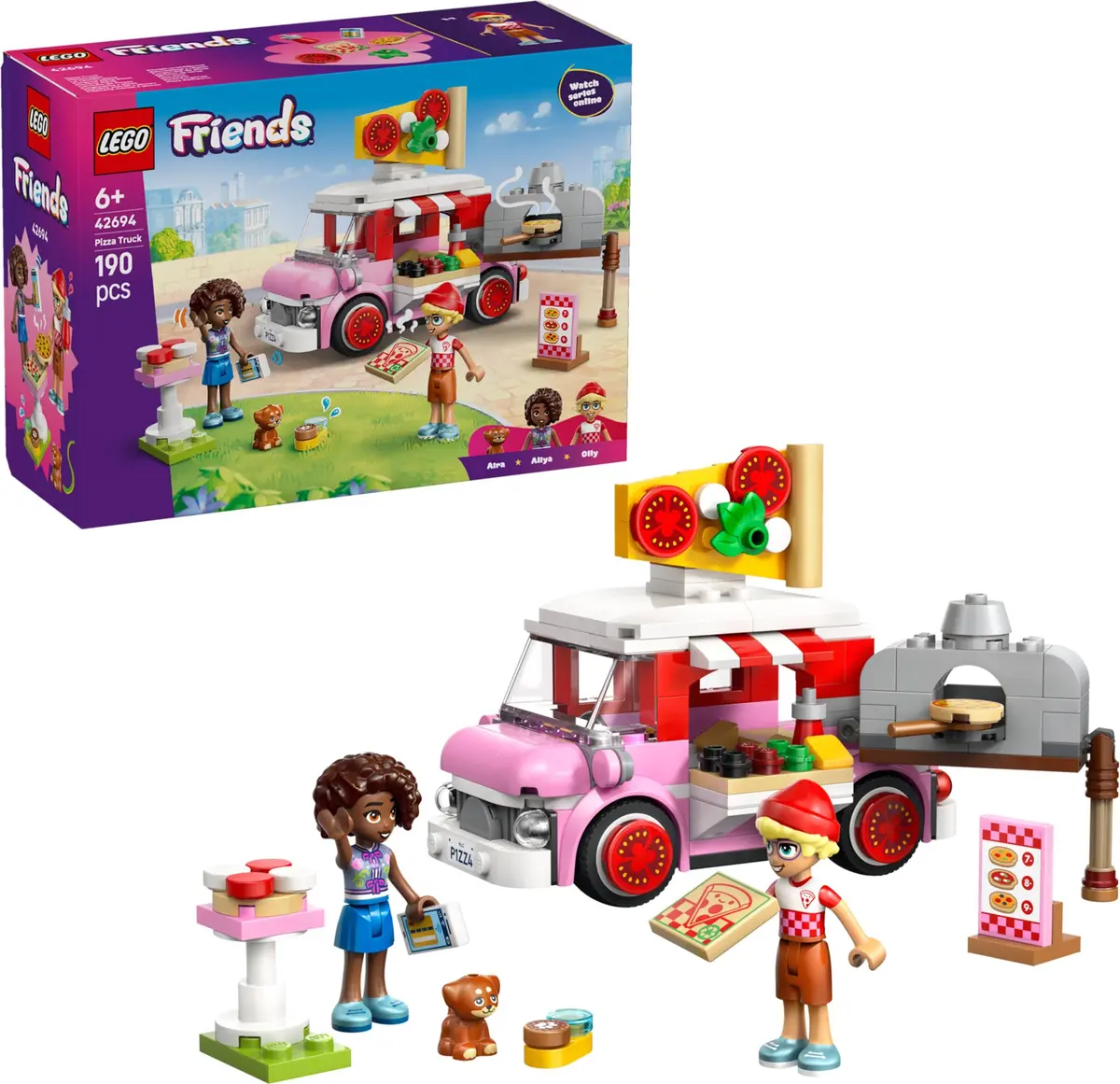 LEGO Friends 42694 Pizza Truck set, image 3