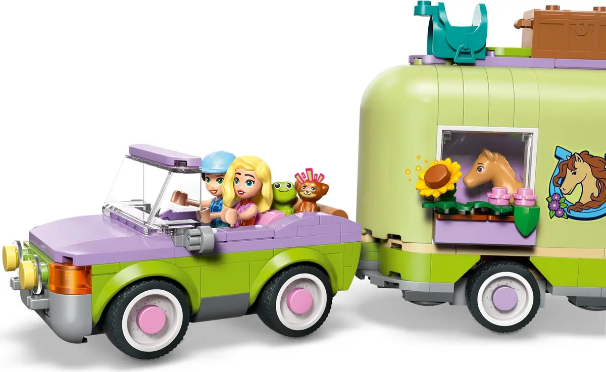 LEGO Friends 42695 Horse & Baby Foal Trailer set, image 11