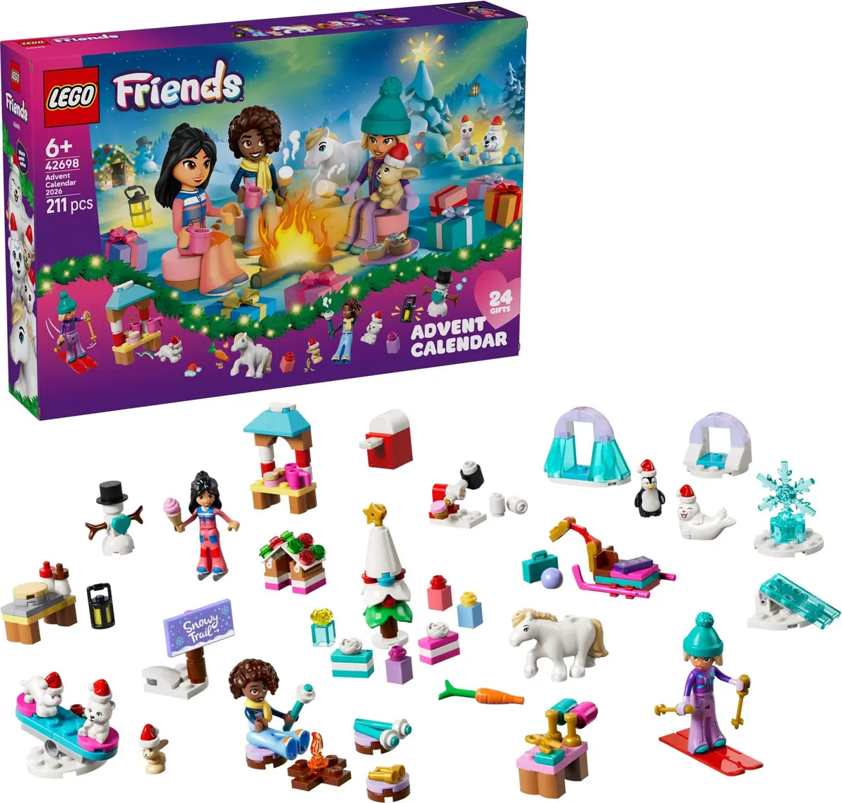 LEGO Friends 42698 LEGO Friends Advent Calendar 2026 set, image 3