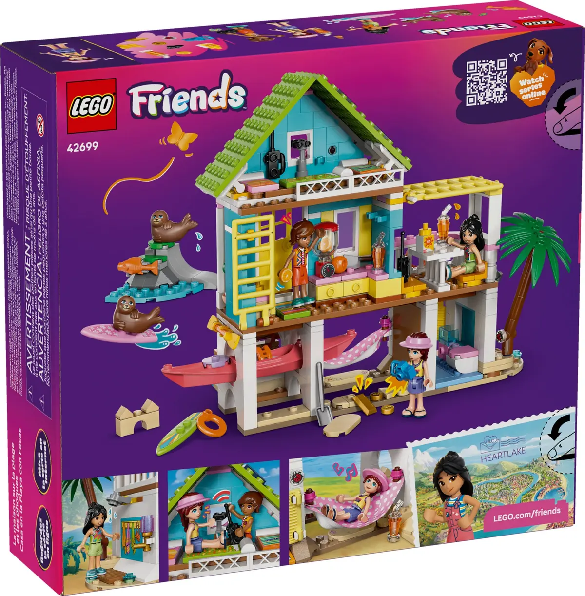 LEGO Friends 42699 Beach House with Seals set, image 2