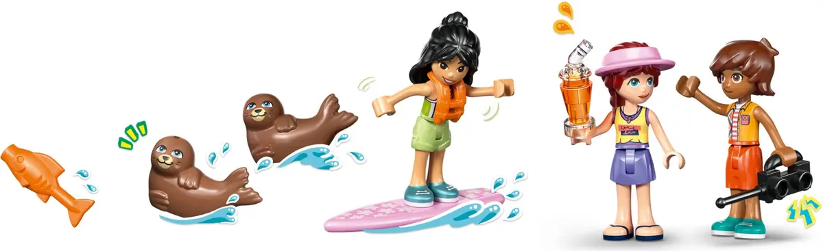 LEGO Friends 42699 Beach House with Seals set, image 8