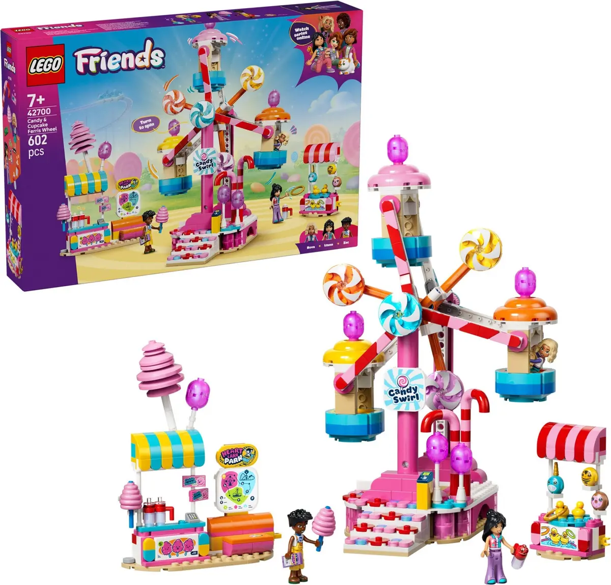 LEGO Friends 42700 Candy & Cupcake Ferris Wheel set, image 4