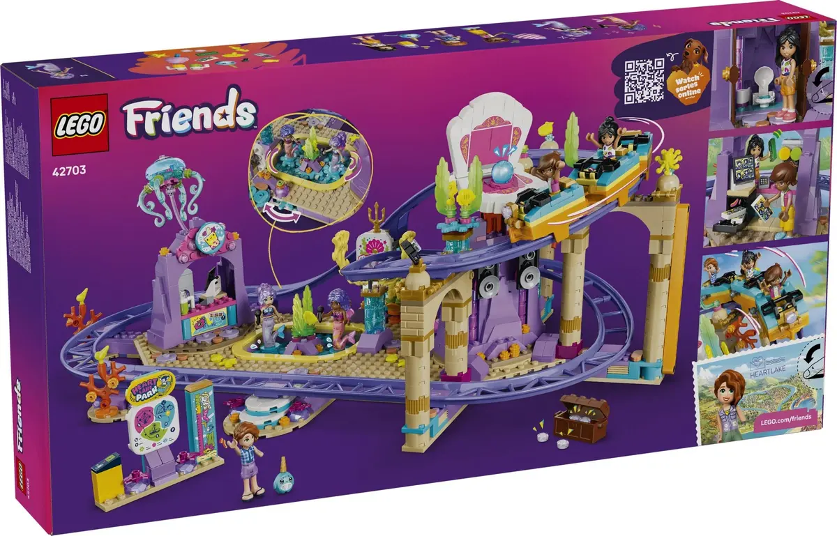 LEGO Friends 42703 Mermaid Roller Coaster Ride set, image 3