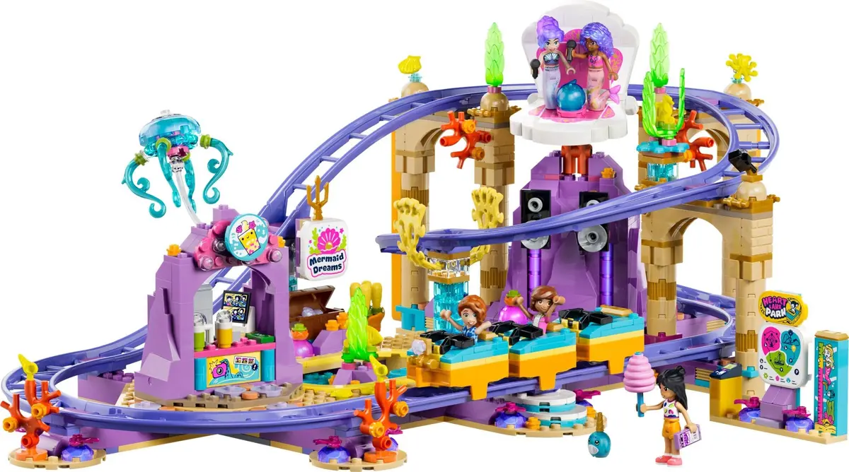 LEGO Friends 42703 Mermaid Roller Coaster Ride set, image 9