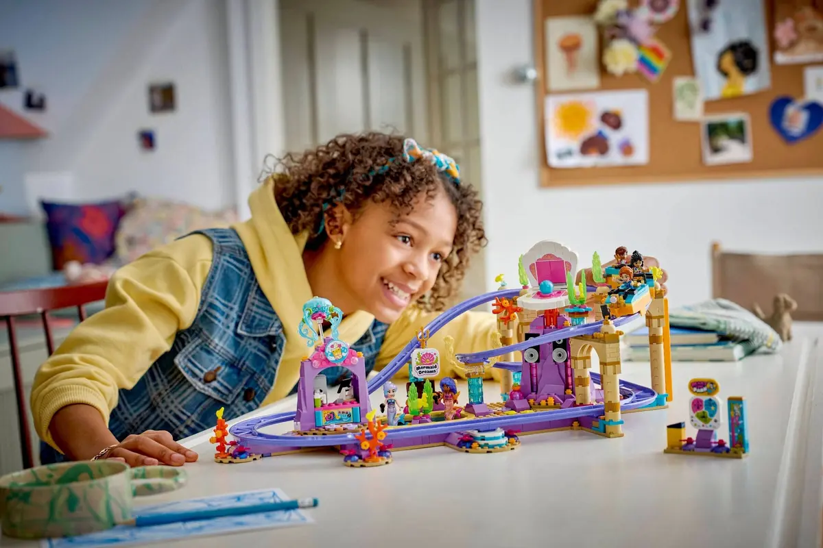 LEGO Friends 42703 Mermaid Roller Coaster Ride set, image 6