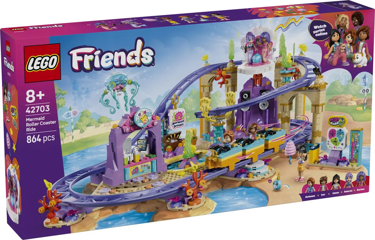 LEGO Friends 42703 Mermaid Roller Coaster Ride set, image 2