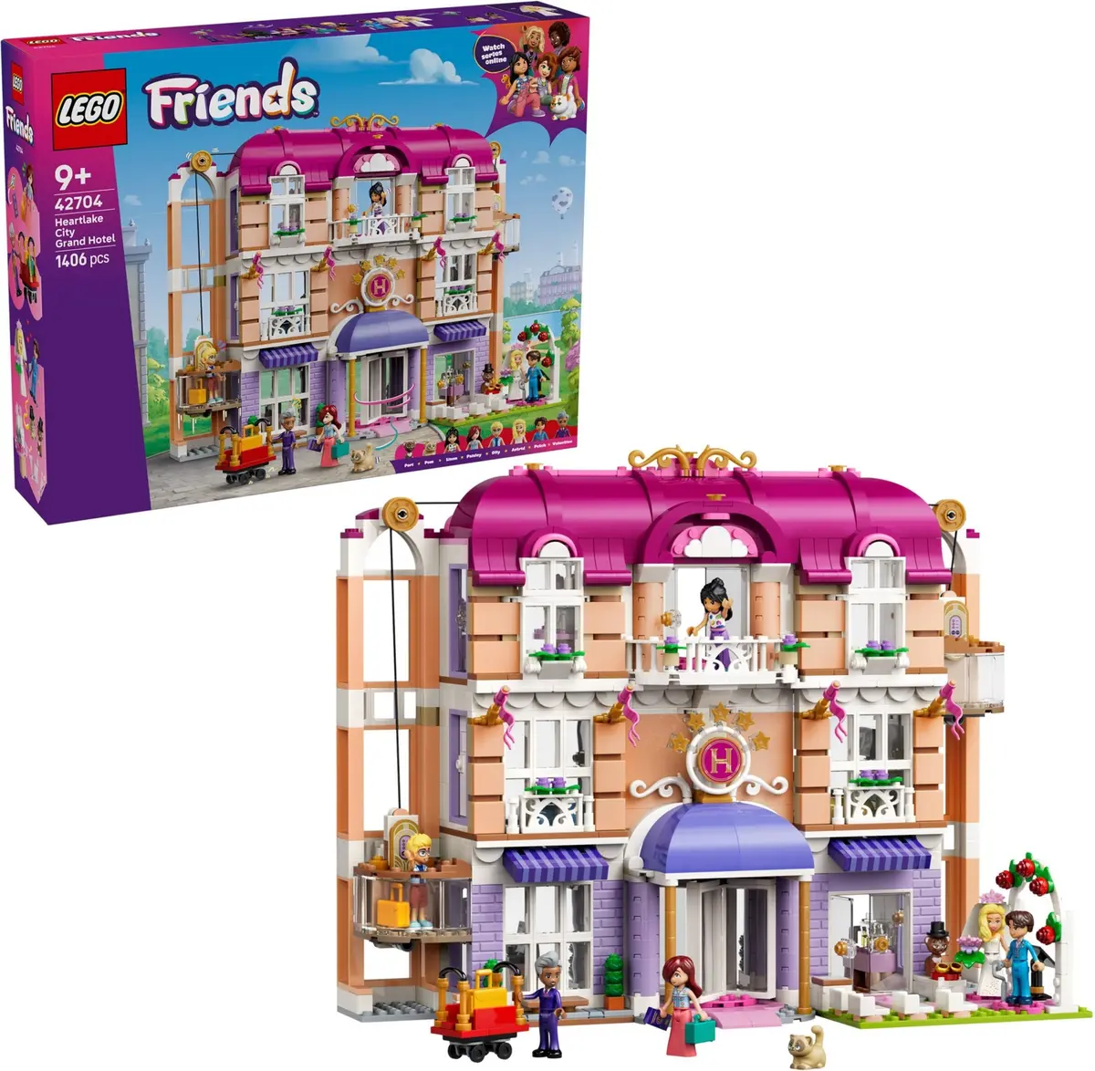 LEGO Friends 42704 Heartlake City Grand Hotel set, image 4
