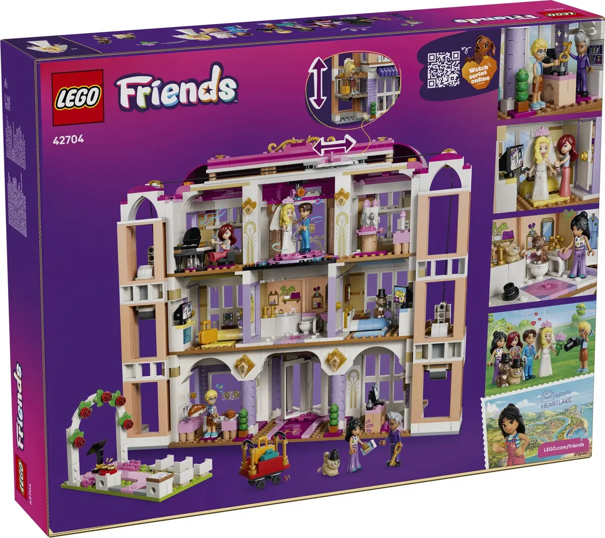 LEGO Friends 42704 Heartlake City Grand Hotel set, image 3