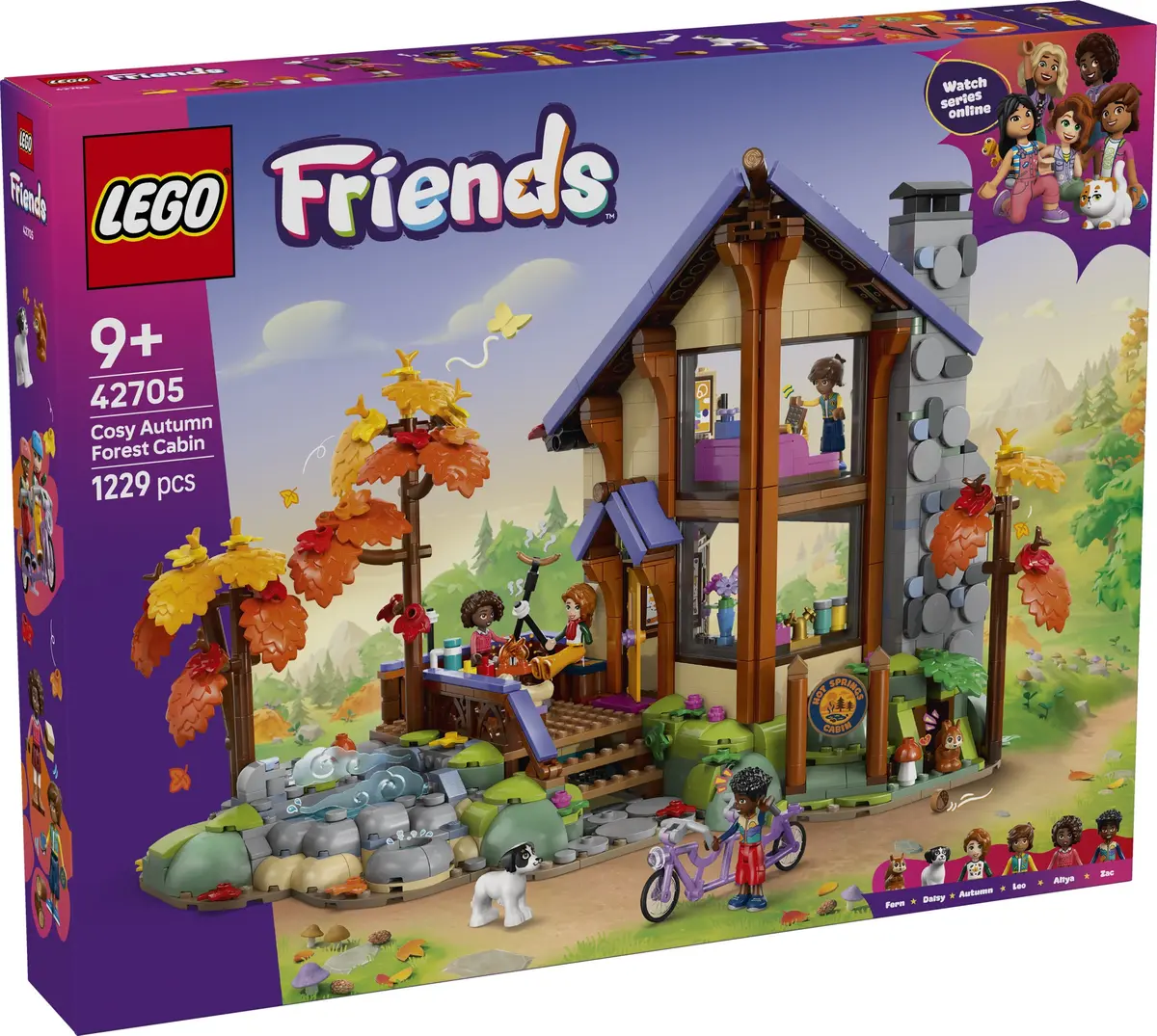 LEGO Friends 42705 Cosy Fall Forest Cabin set, image 2