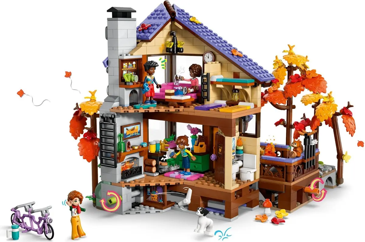 LEGO Friends 42705 Cosy Fall Forest Cabin set, image 14